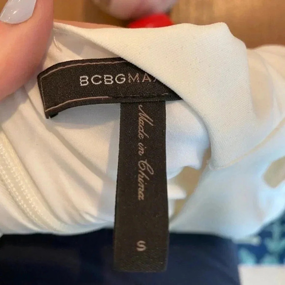 BCBG Onyx Beaded Side-Panel Dress - Picture 8 of 8